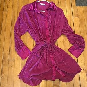 Pink long sleeve dress - 12th tribe